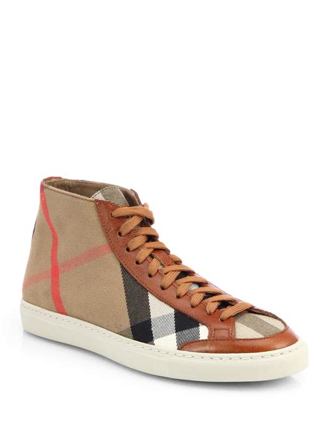 burberry sneakers women|burberry high top sneakers women's.